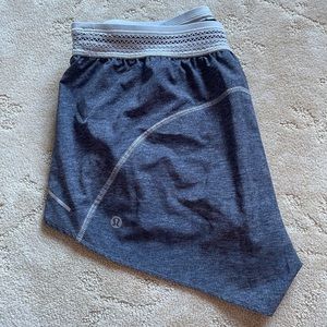 Grey Lululemon Running Shorts